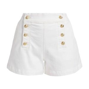 COPY - Derek Lam 10 Crosby White Sailor Shorts - Size 4